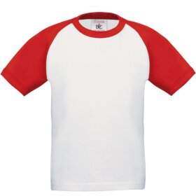 B&C | Base-Ball /kids - Kinder Raglan Kontrast T-Shirt