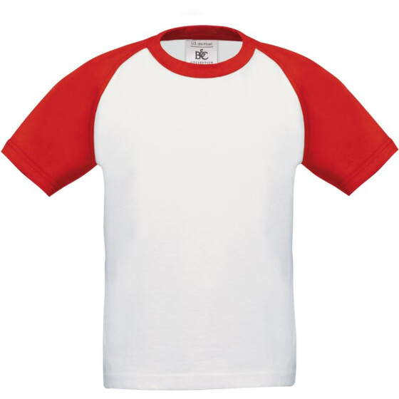 B&C | Base-Ball /kids - Kinder Raglan Kontrast T-Shirt