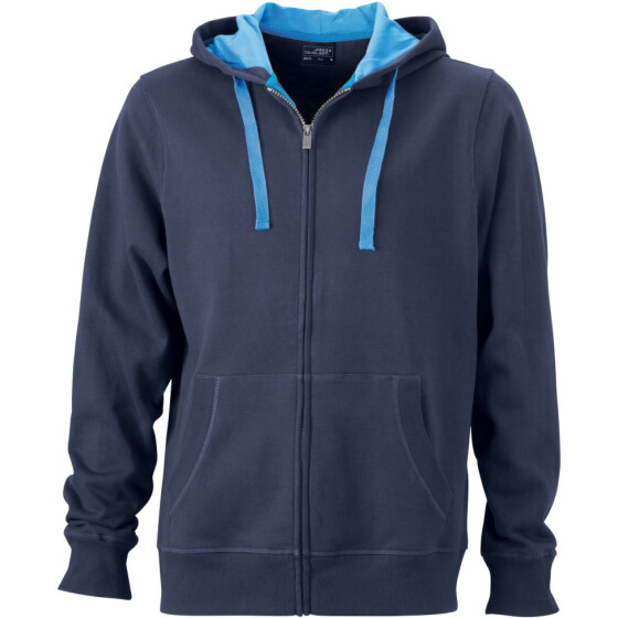 James & Nicholson | JN 595 - Schwere Herren Kapuzen Sweatjacke