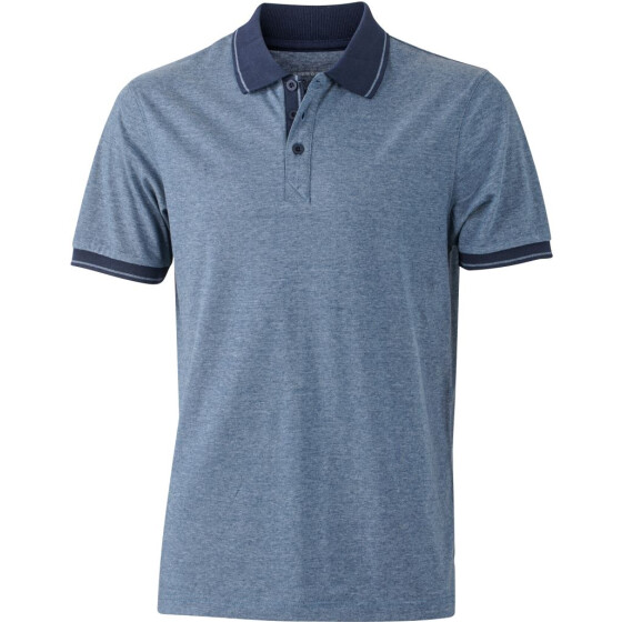 Daiber | JN 706 - Herren Jersey Melange Polo