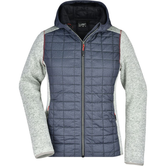 Daiber | JN 771 - Damen Strick Hybrid Jacke