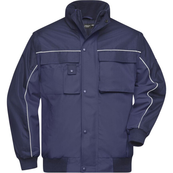 James & Nicholson | JN 810 - Workwear Jacke mit abnehmbaren Ärmeln