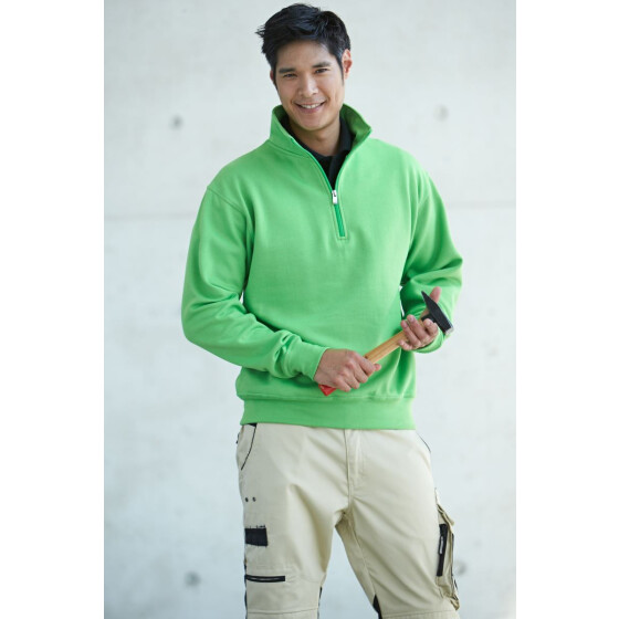 Daiber | JN 831 - Workwear Sweater mit 1/4 Zip