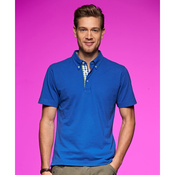 Daiber | JN 964 - Herren Button-Down Piqué Polo