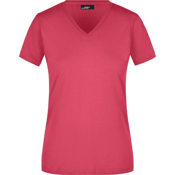 Daiber | JN 972 - Tailliertes Damen V-Ausschnitt T-Shirt