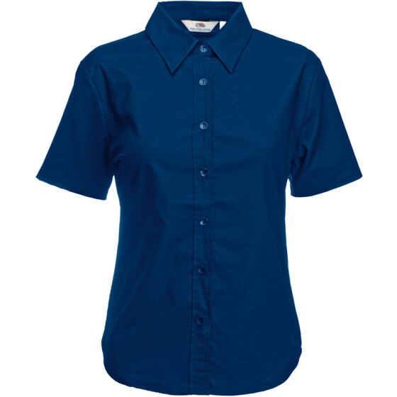 F.O.L. | Lady-Fit Oxford Shirt SSL - Oxford Bluse kurzarm