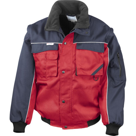 Result Work-Guard | R071X - Workwear Jacke mit abnehmbaren Ärmeln