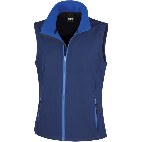 Result | R 232F - Damen 2-Lagen Softshell Gilet "Printable"