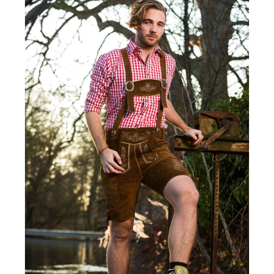 Leather Trousers short/men - Herren Lederhose kurz