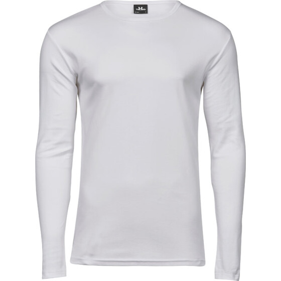 Tee Jays | 530 - Herren Interlock T-Shirt langarm (white / XL)