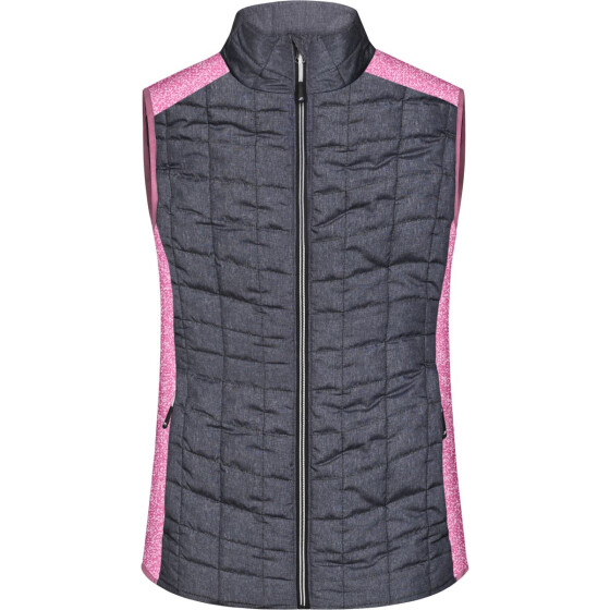 Daiber | JN 739 - Damen Hybrid Strickfleece Gilet