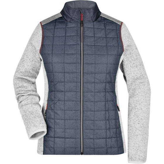 Daiber | JN 741 - Damen Strick Hybrid Jacke