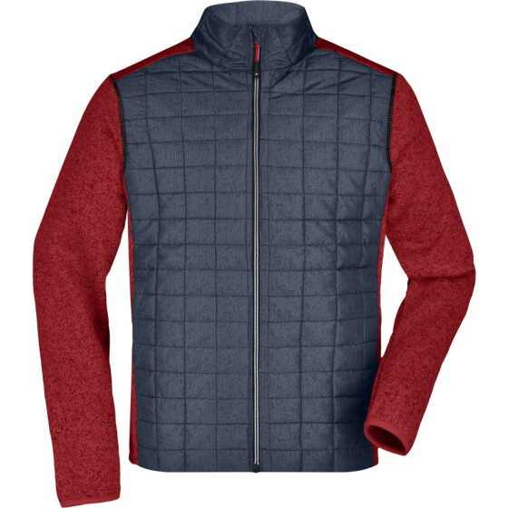 Daiber | JN 742 - Herren Strick Hybrid Jacke