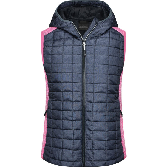 Daiber | JN 767 - Damen Hybrid Strickfleece Gilet