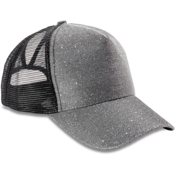 Result Headwear | RC 090X - 5 Panel Mesh Glitzer Kappe "New York"