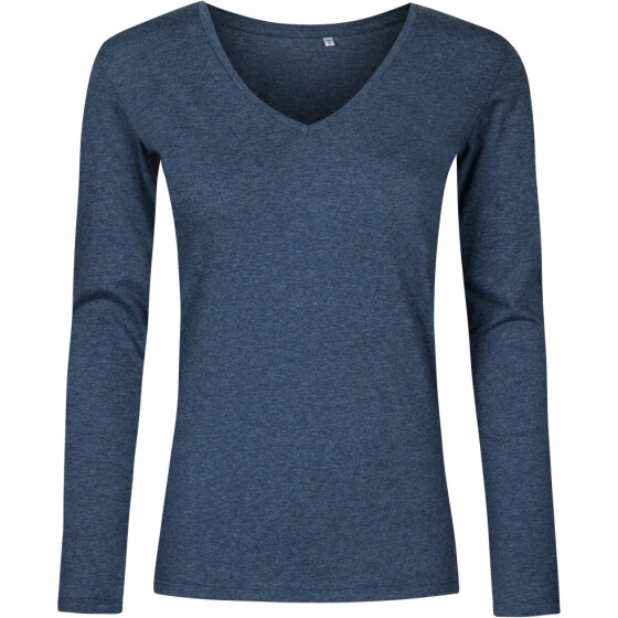 Promodoro | 1560 - Damen V-Ausschnitt T-Shirt langarm - X.O