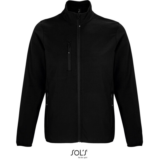 SOLS | Falcon Men - Herren 3-Lagen Softshell Jacke (black / L)