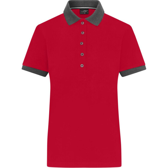 Daiber | JN 1303 - Damen Kontrast Piqué Polo