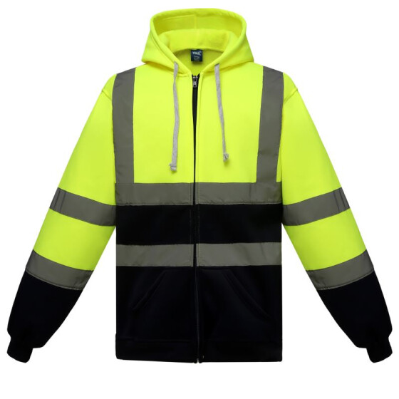 Yoko | HVK 07 - Hi-Vis Kapuzen Sweatjacke